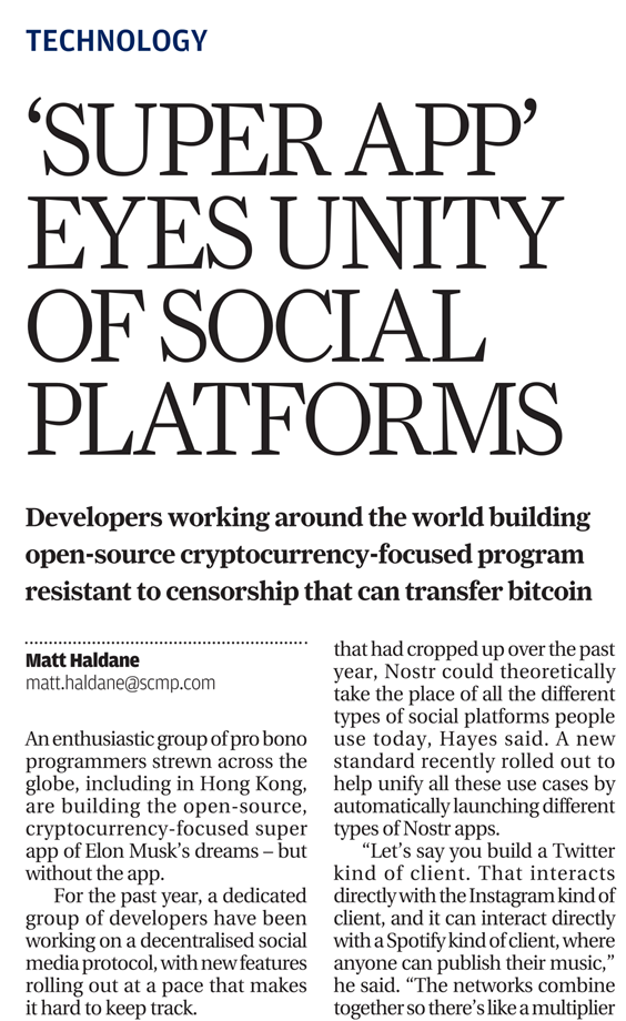 'Super App' Eyes Unity Of Social Platforms – SCMP